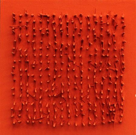 BERNARD AUBERTIN, "Tableau Clous", 1970