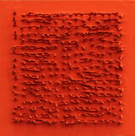 BERNARD AUBERTIN, "Tableau Clous", 1971