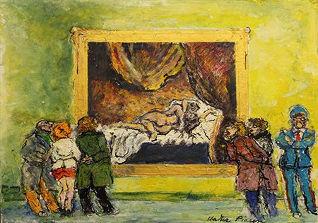 WALTER PIACESI, "Visita al Museo", 2021