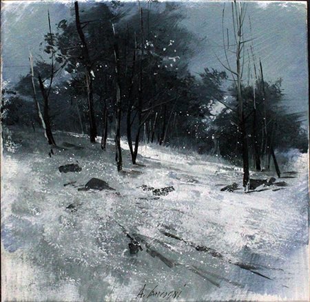 AGOSTINO CANCOGNI, "La prima neve", anni 2000