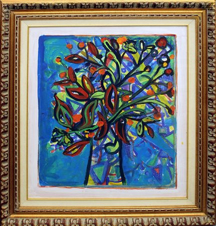 ALFREDO FABBRI 1996 " vaso di fiori"