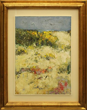 SERGIO SCATIZZI, "Paesaggio", anni 80