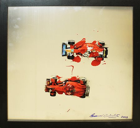 BERNARD AUBERTIN, "Voiture Brulée", 2008