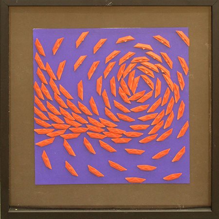 RICCARDO GUSMAROLI, "Vortice Rosso", 2024