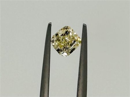 DIAMANTE NATURAL POLISHED 1 NATURAL FANCY GIALLO -SI2 - CERTIFICATO MAROZ DIAMONDS - UD30117-2