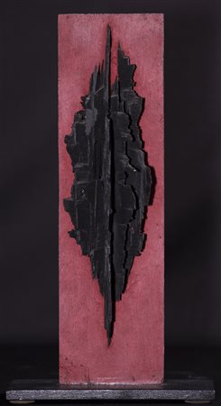 AGENORE FABBRI (1911-1998)Informale, 1960 Scultura in legnoCm 35x10x8Firma e...