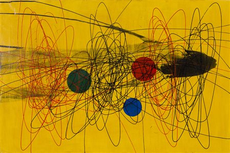 ROBERTO CRIPPA (1921-1972)Spirali, 1952 Olio su telaCm 60x90Firma e datazione...