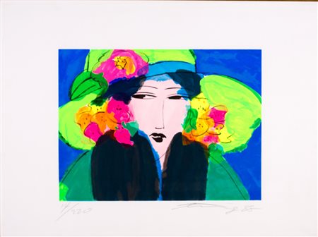 WALASSE TING (1929-2010)Senza Titolo, 1988 Litografia a colori su cartaCm...