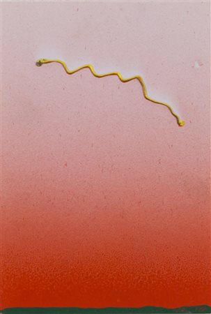 SADAMASA MOTONAGA (1922-2011)Work 1973, 1973 Acrilici, spray e applicazioni...