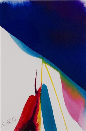 PAUL JENKINS (1923-2012)Phenomena with Procession of One Acquerello su...