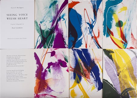 PAUL JENKINS (1923-2012)Seeing Voice Welsh Heart, 1965 Libro d'artista...