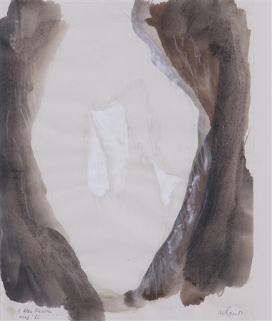 MARIO RACITI (1934)Senza Titolo, 1982 Olio, acquerello e tecnica mista su...