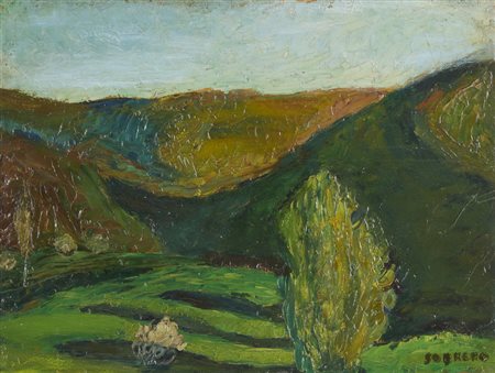 SOBRERO EMILIO  (1890 - 1964) - TRAMONTO A S. RAFFAELE .