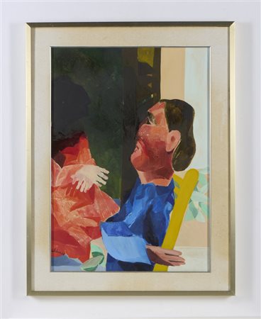 CALABRIA ENNIO (n. 1937) - STUDIO PER UN DIALOGO.