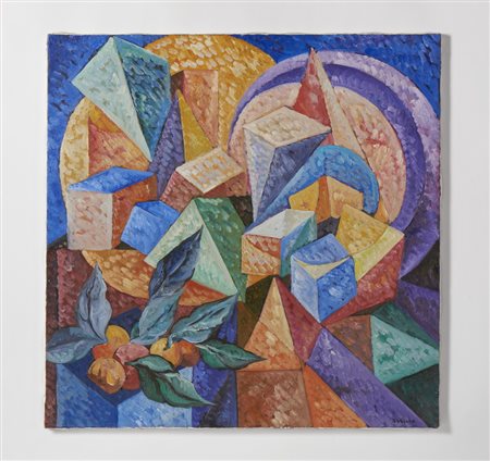 TERRUSO SAVERIO (1939 - 2003) - CUNI E TRIANGOLI, PIRAMIDI.