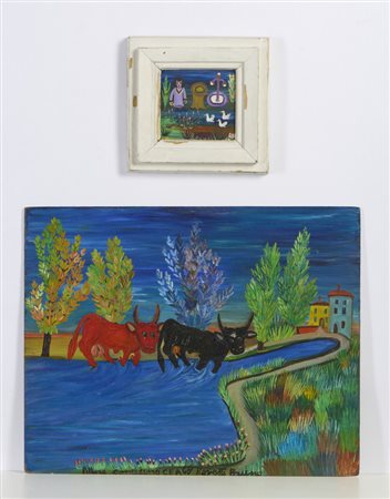 ROVESTI BRUNO (1907 - 1987) - LOTTO COMPOSTO DA N. 2 OPERE.