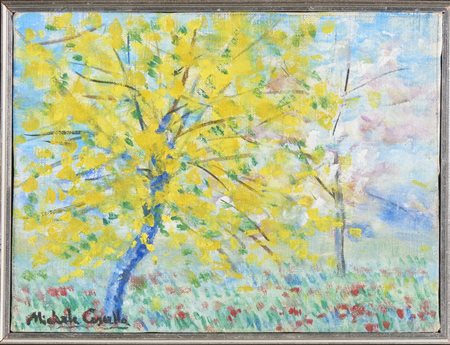 CASCELLA MICHELE (1892 - 1989) - ALBERI IN FIORE.