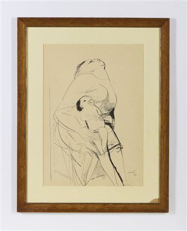 SAETTI BRUNO (1902 - 1984) - MATERNITA'.