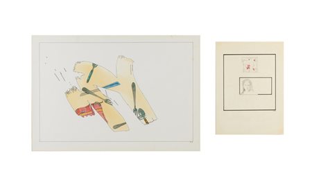 CRIDA PIERO (n. 1949) - LOTTO COMPOSTO DA N.2 OPERE .