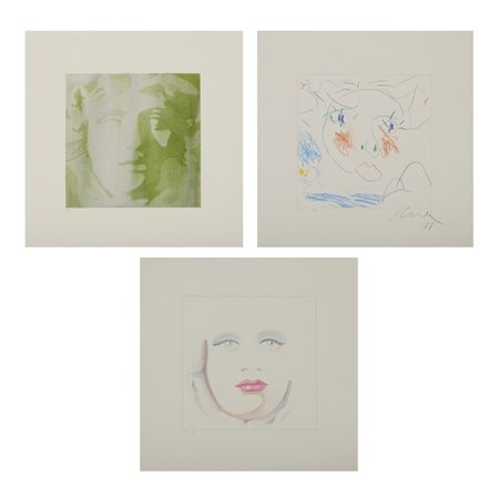 CRIDA PIERO (n. 1949) - LOTTO COMPOSTO DA N.3 OPERE .