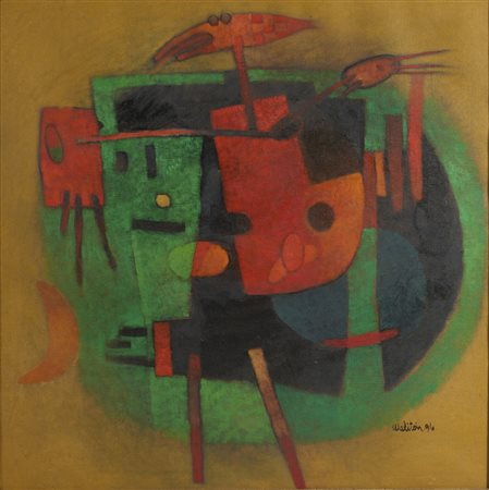 RIVERA ESPINOZA MELITON (n. 1944) - *UCCELLO MITOLOGICO.