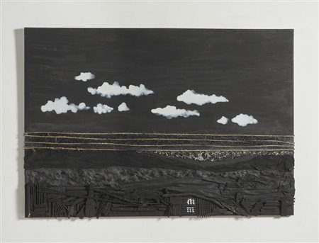 MARELLA MATTEO (n. 1972) - *ESSENZA DI ORIZZONTE IN NERO E BIANCO .