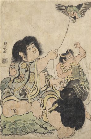 KIYONAGA TORII Stampa senza titolo