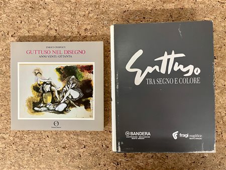 RENATO GUTTUSO - Lotto unico di 2 cataloghi