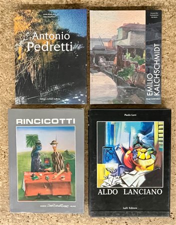 ARTE ITALIANA DEL DOPOGUERRA (PEDRETTI, KALCHSCHMIDT, LONGONI E LANCIANO) - Lotto unico di 4 cataloghi