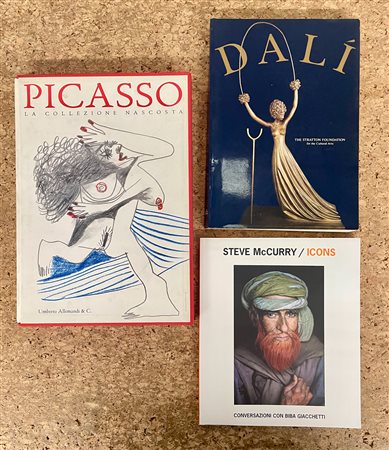 SALVADOR DALÌ, STEVE McCURRY E PABLO PICASSO - Lotto unico di 3 cataloghi