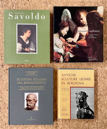 PITTURA E SCULTURA ANTICA - Lotto unico di 4 cataloghi