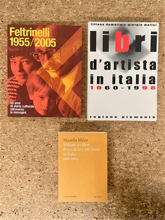 LIBRI D'ARTE E LETTERATURA ARTISTICA - Lotto unico di 3 cataloghi