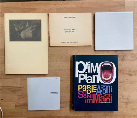 ARTE CONCETTUALE - Lotto unico di 5 cataloghi