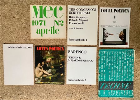 RIVISTE D'AVANGUARDIE E FLUXUS - Lotto unico di 7 riviste