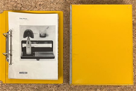 STUDIO MARCONI, MILANO - Raccoglitore contenente numerosi cataloghi