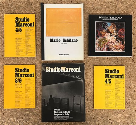 MARIO SCHIFANO - Lotto unico di cataloghi