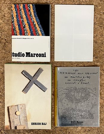 LOCANDINE STUDIO MARCONI (ENRICO BAJ) - Lotto unico di 2 locandine