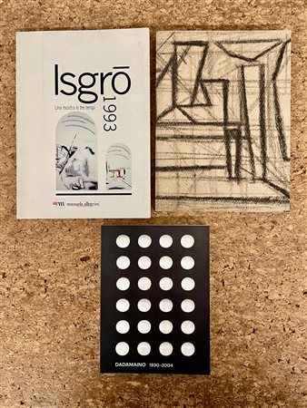 DADAMAINO, EMILIO ISGRÒ E ATANASIO SOLDATI - Lotto unico di 3 cataloghi