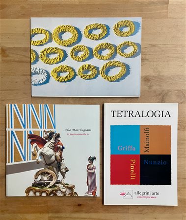 ARTE ITALIANA DEL DOPOGUERRA - Lotto unico di 3 cataloghi