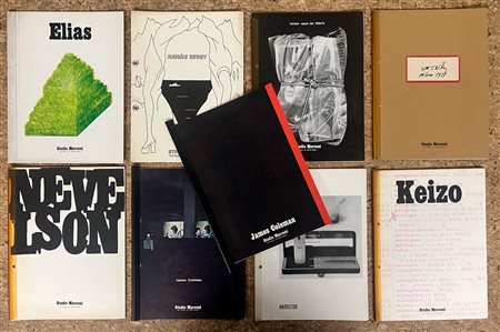 STUDIO MARCONI, MILANO - Lotto unico di 9 cataloghi editi dalla Galleria