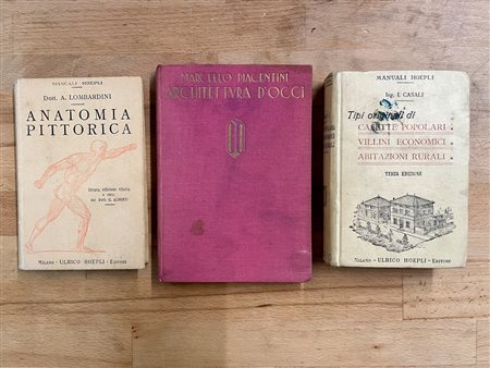 SAGGI DI PITTURA E ARCHITETTURA - Lotto unico di 3 volumi