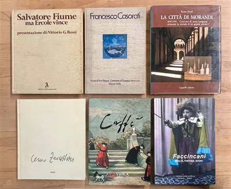 ARTISTI ITALIANI DEL DOPOGUERRA - Lotto unico di 6 cataloghi