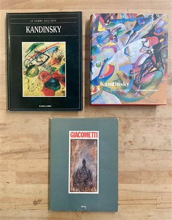 ALBERTO GIACOMETTI E WASSILY KANDINSKY - Lotto unico di 3 cataloghi