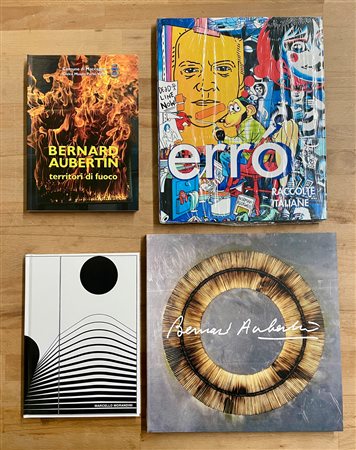 MARCELLO MORANDINI, ERRÓ E BERNARD AUBERTIN - Lotto unico di 5 cataloghi