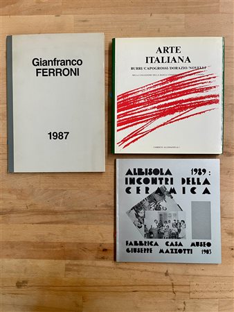 ARTE ITALIANA DEL DOPOGUERRA - Lotto unico di 3 cataloghi