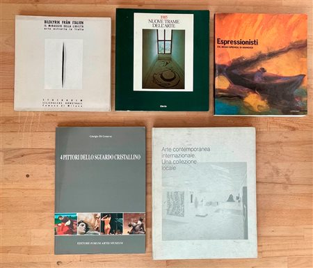 COLLETTIVE D'ARTE DEL DOPOGUERRA - Lotto unico di 5 cataloghi