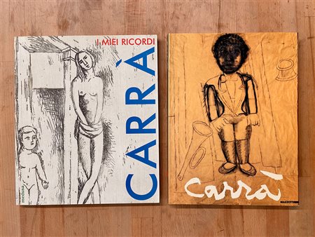 CARLO CARRÀ - Lotto unico di 2 cataloghi