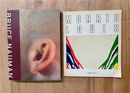 BRUCE NAUMAN E MORRIS LOUIS - Lotto unico di 2 cataloghi