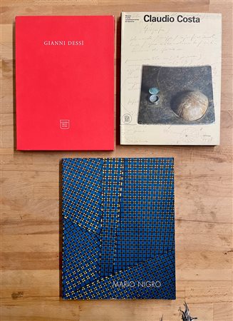 MARIO NIGRO, GIANNI DESSÌ E CLAUDIO COSTA - Lotto unico di 3 cataloghi