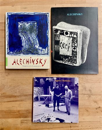 PIERRE ALECHINSKY - Lotto unico di 3 cataloghi